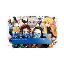 Load image into Gallery viewer, Demon Slayer: Kimetsu no Yaiba Credit Card Skins (4-in-1 Pack)