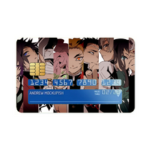 Load image into Gallery viewer, Demon Slayer: Kimetsu no Yaiba Credit Card Skins (4-in-1 Pack)