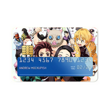 Load image into Gallery viewer, Demon Slayer: Kimetsu no Yaiba Credit Card Skins (4-in-1 Pack)