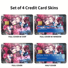 Load image into Gallery viewer, Demon Slayer: Kimetsu no Yaiba Nezuko Kamado Credit Card Skins (4-in-1 Pack)