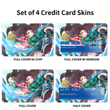 Load image into Gallery viewer, Demon Slayer: Kimetsu no Yaiba Nezuko Kamado Credit Card Skins (4-in-1 Pack)
