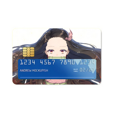 Load image into Gallery viewer, Demon Slayer: Kimetsu no Yaiba Nezuko Kamado Credit Card Skins (4-in-1 Pack)