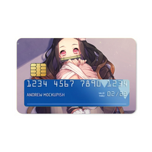 Load image into Gallery viewer, Demon Slayer: Kimetsu no Yaiba Nezuko Kamado Credit Card Skins (4-in-1 Pack)