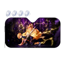 Load image into Gallery viewer, Demon Slayer: Kimetsu no Yaiba Zenitsu Agatsuma  Car Sunshade