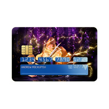 Load image into Gallery viewer, Demon Slayer: Kimetsu no Yaiba Zenitsu Agatsuma Credit Card Skins (4-in-1 Pack)