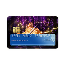 Load image into Gallery viewer, Demon Slayer: Kimetsu no Yaiba Zenitsu Agatsuma Credit Card Skins (4-in-1 Pack)