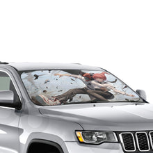 Load image into Gallery viewer, Denji & Makima Car Sunshade