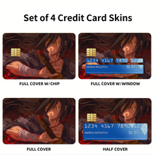 Load image into Gallery viewer, Dororo Hyakkimaru, Dororo Credit Card Skins (4-in-1 Pack)