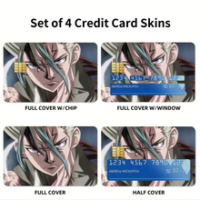 Load image into Gallery viewer, Dr. Stone Credit Card Skins (4-in-1 Pack)