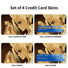 Load image into Gallery viewer, Dr. Stone Credit Card Skins (4-in-1 Pack)