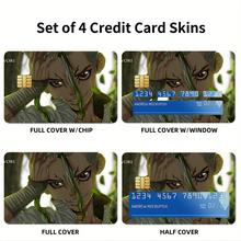 Load image into Gallery viewer, Dr. Stone Credit Card Skins (4-in-1 Pack)