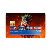 Load image into Gallery viewer, Dr. stone - Senku Credit Card Skins (4-in-1 Pack)