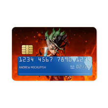 Load image into Gallery viewer, Dr. stone - Senku Credit Card Skins (4-in-1 Pack)