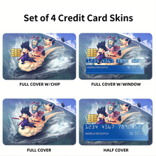 Load image into Gallery viewer, Dragon Ball Bulma Credit Card Skins (4-in-1 Pack)