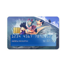 Load image into Gallery viewer, Dragon Ball Bulma Credit Card Skins (4-in-1 Pack)