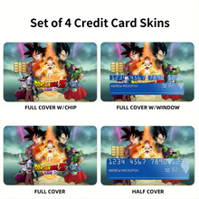 Load image into Gallery viewer, Dragon Ball Z : Fukkatsu no F Credit Card Skins (4-in-1 Pack)