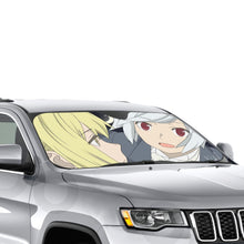Load image into Gallery viewer, Dungeon ni Deai wo Motomeru no wa Machigatteiru Darou ka - Bell Cranel x Ais Wallenstein Car Sunshade