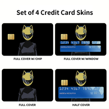 Load image into Gallery viewer, Durarara!! Celty Sturluson Credit Card Skins (4-in-1 Pack)