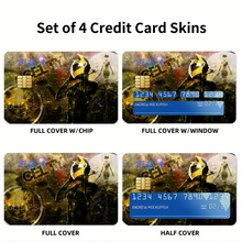 Load image into Gallery viewer, Durarara!! Celty Sturluson Credit Card Skins (4-in-1 Pack)