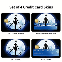 Load image into Gallery viewer, Durarara!! Celty Sturluson Credit Card Skins (4-in-1 Pack)