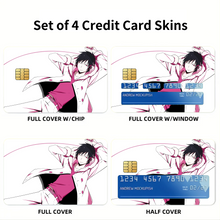 Load image into Gallery viewer, Durarara!! Izaya Orihara Credit Card Skins (4-in-1 Pack)