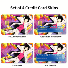 Load image into Gallery viewer, Durarara!! Izaya Orihara Credit Card Skins (4-in-1 Pack)