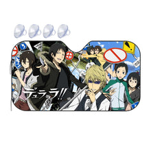 Load image into Gallery viewer, Durarara!! Izaya Orihara, Shizuo Heiwajima, Anri Sonohara Car Sunshade