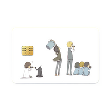 Load image into Gallery viewer, Durarara!! Izaya Orihara, Shizuo Heiwajima, Celty Sturluson, Masaomi Kida, Anri Sonohara Credit Card Skins (4-in-1 Pack)
