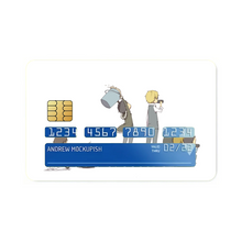 Load image into Gallery viewer, Durarara!! Izaya Orihara, Shizuo Heiwajima, Celty Sturluson, Masaomi Kida, Anri Sonohara Credit Card Skins (4-in-1 Pack)