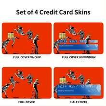 Load image into Gallery viewer, Durarara!! Izaya Orihara, Shizuo Heiwajima Credit Card Skins (4-in-1 Pack)
