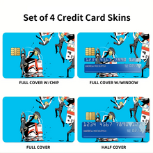 Load image into Gallery viewer, Durarara!! Izaya Orihara, Shizuo Heiwajima Credit Card Skins (4-in-1 Pack)