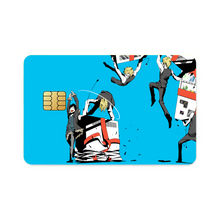 Load image into Gallery viewer, Durarara!! Izaya Orihara, Shizuo Heiwajima Credit Card Skins (4-in-1 Pack)