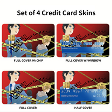 Load image into Gallery viewer, Durarara!! Masaomi Kida, Anri Sonohara Credit Card Skins (4-in-1 Pack)