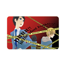Load image into Gallery viewer, Durarara!! Masaomi Kida, Anri Sonohara Credit Card Skins (4-in-1 Pack)