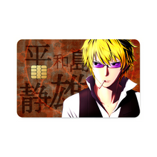 Load image into Gallery viewer, Durarara!! Shizuo Heiwajima Credit Card Skins (4-in-1 Pack)