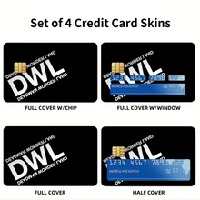 Load image into Gallery viewer, DWL Credit Card Skins (4-in-1 Pack)