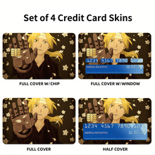 Load image into Gallery viewer, Edward Elric Credit Card Skins (4-in-1 Pack)