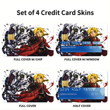 Load image into Gallery viewer, Edward Elric Credit Card Skins (4-in-1 Pack)