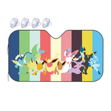 Load image into Gallery viewer, Eeveelution Car Sunshade