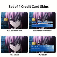 Load image into Gallery viewer, Elfen Lied Credit Card Skins (4-in-1 Pack)