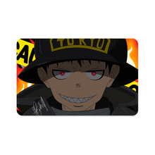 Load image into Gallery viewer, Enen no Shouboutai - Kusakabe Shinra Credit Card Skins (4-in-1 Pack)
