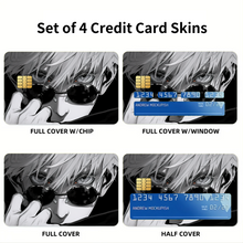 Load image into Gallery viewer, Epic Gojo Satoru Manga Credit Card Skins (4-in-1 Pack)