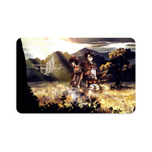 Load image into Gallery viewer, Eren and Levi Credit Card Skins (4-in-1 Pack)
