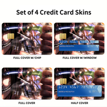 Load image into Gallery viewer, Eren and Mikasa Credit Card Skins (4-in-1 Pack)