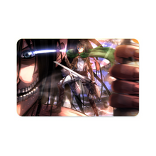 Load image into Gallery viewer, Eren and Mikasa Credit Card Skins (4-in-1 Pack)