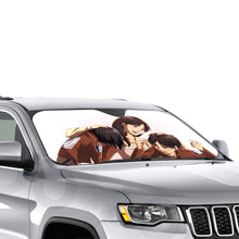 Load image into Gallery viewer, Eren Jäger,Mikasa Ackerman and Carla Yeager Car Sunshade