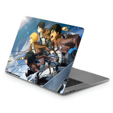 Load image into Gallery viewer, Eren,Mikasa,Armin and Levi Macbook Skin
