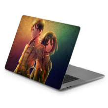 Load image into Gallery viewer, Eren Yeager and Mikasa Ackerman  Macbook Skin