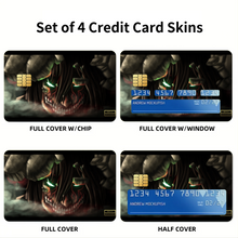 Load image into Gallery viewer, Eren Yeager (Titan) Credit Card Skins (4-in-1 Pack)