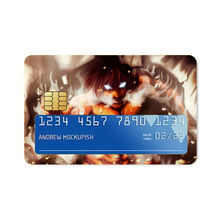 Load image into Gallery viewer, Eren Yeager (titan) Credit Card Skins (4-in-1 Pack)